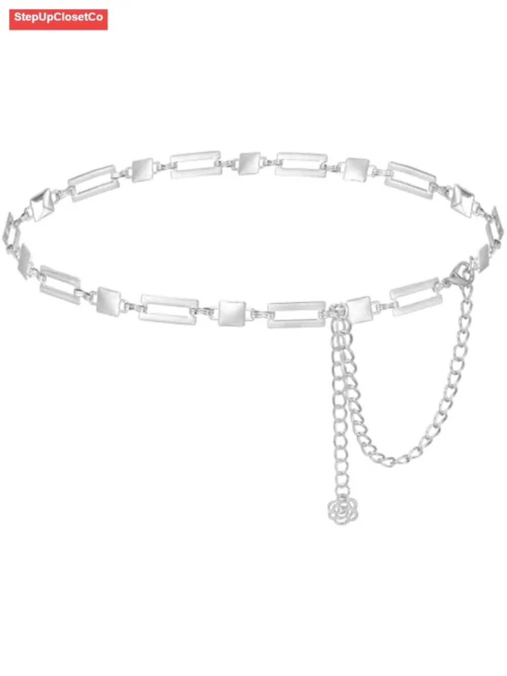 Adjustable Metal Chain Belt Women's Waist Chain Fashion Link Belt